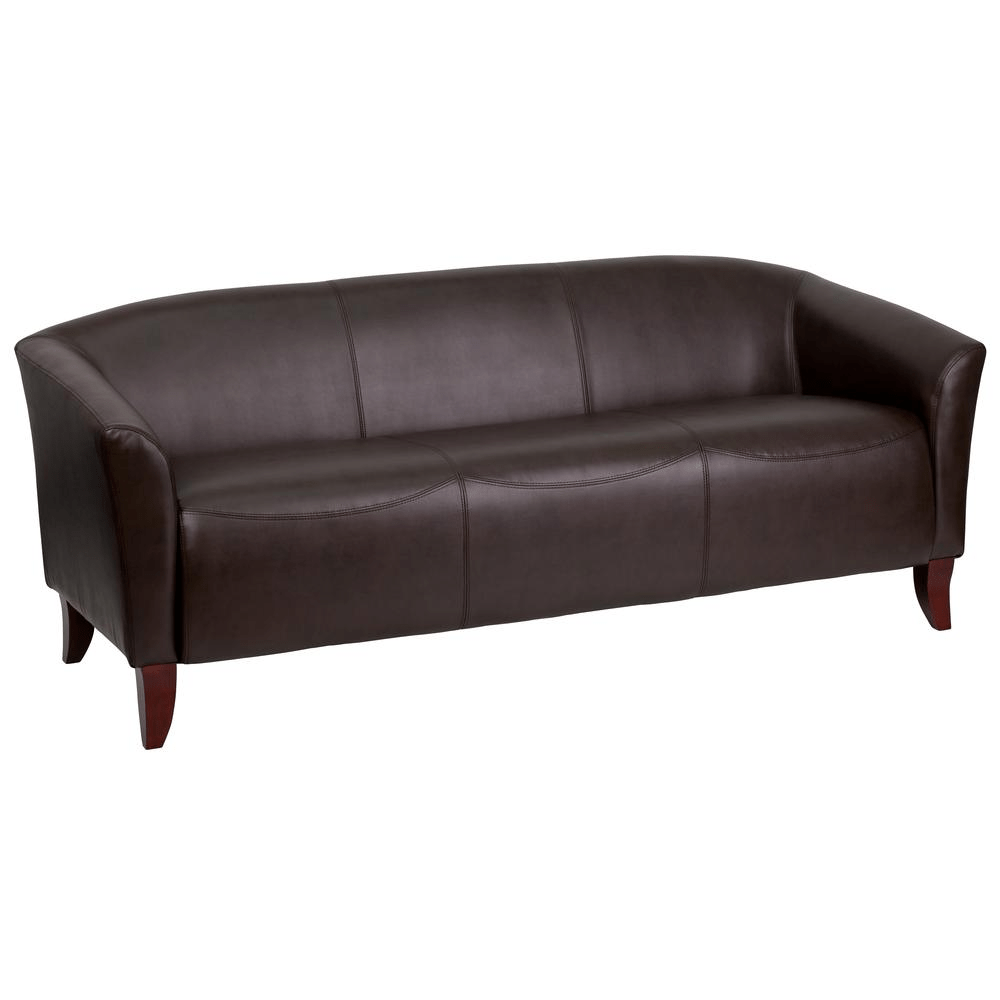 HERCULES Imperial Series Brown LeatherSoft Sofa - Mervyns