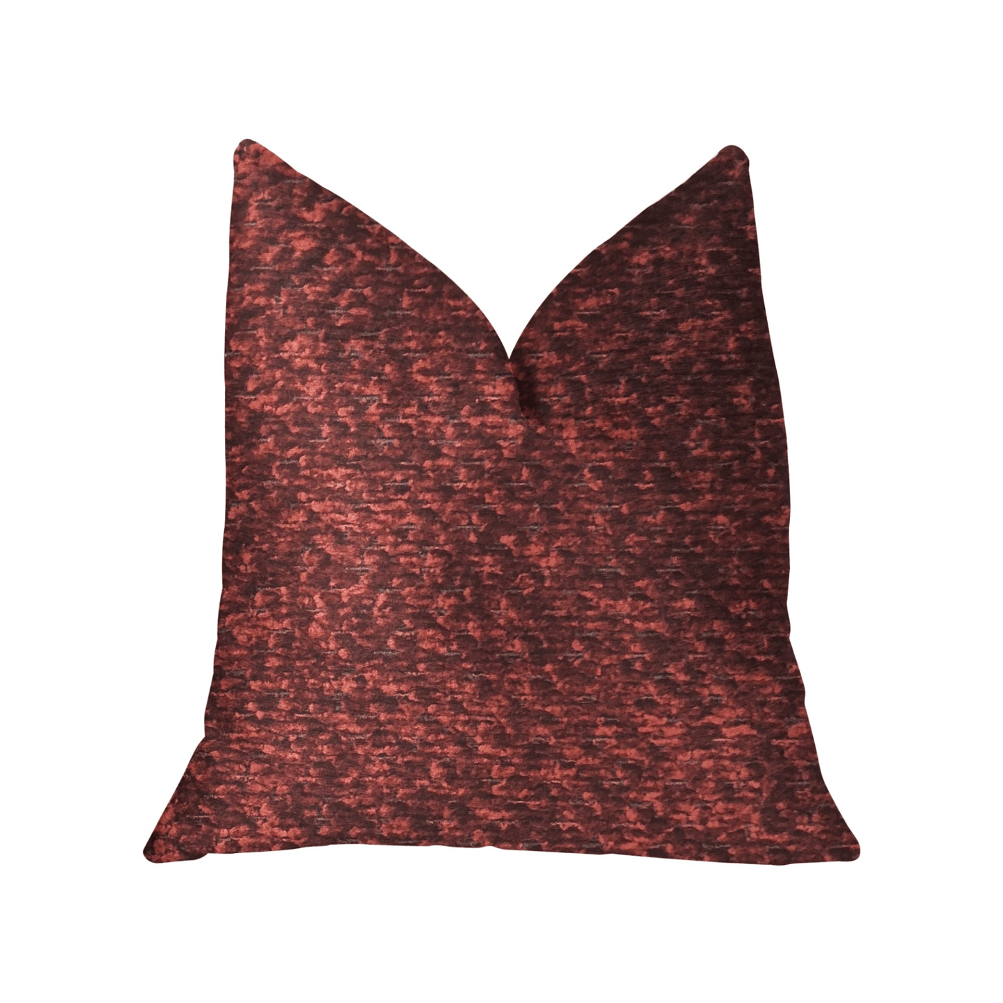 Hibiscus Burgundy Red Luxury Throw Pillow - Mervyns