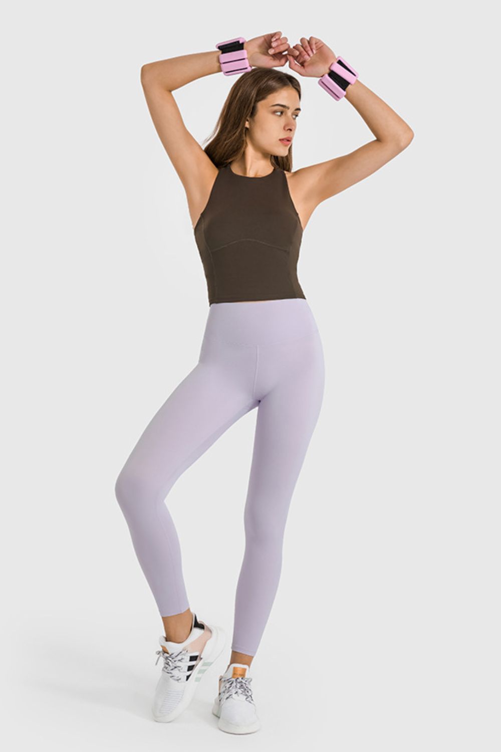 High Waist Ankle - Length Yoga Leggings - Mervyns