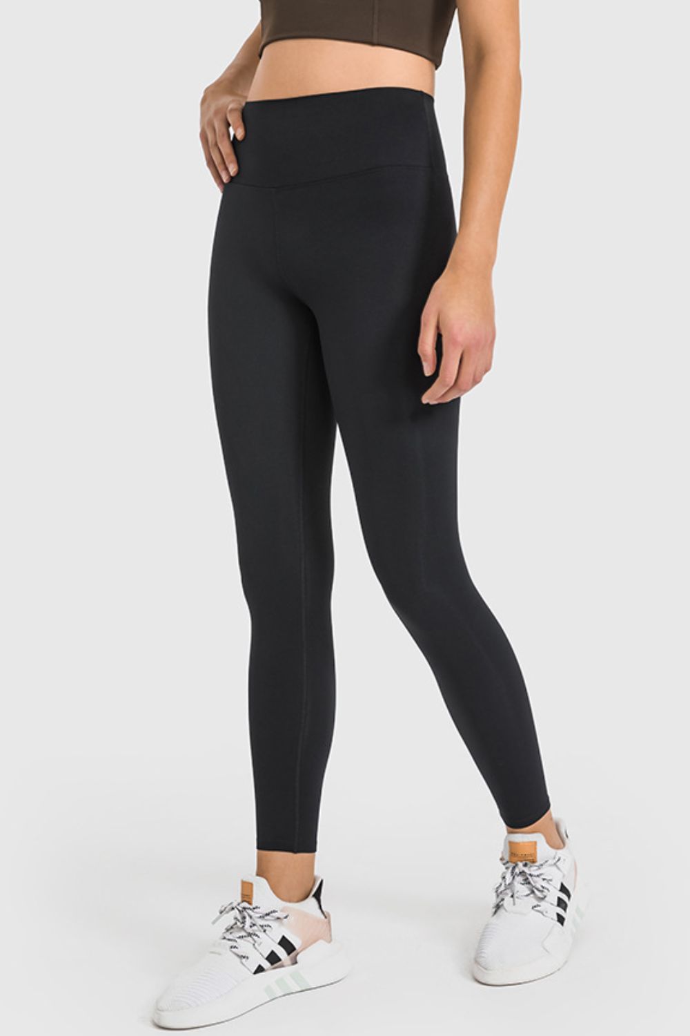 High Waist Ankle - Length Yoga Leggings - Mervyns