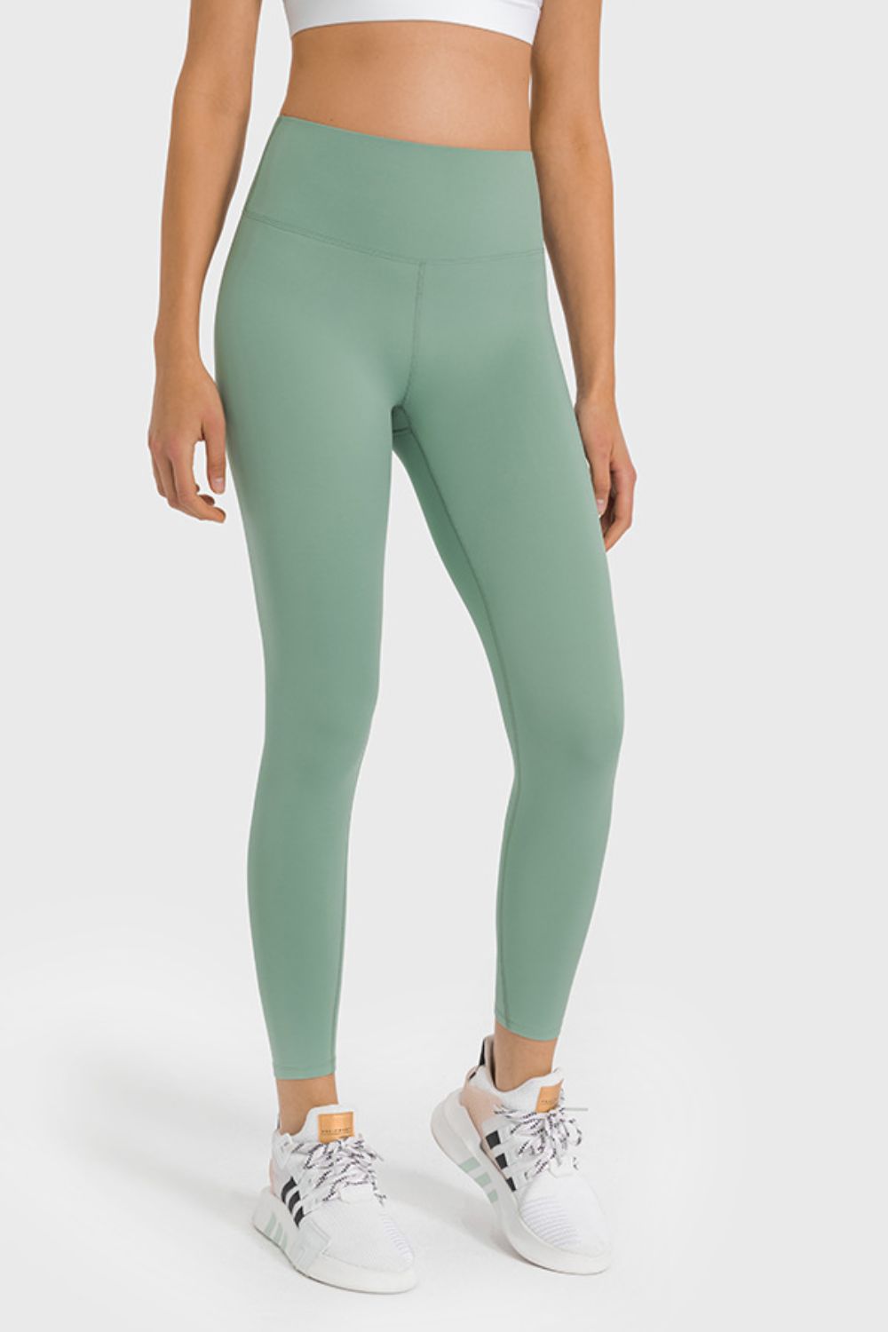 High Waist Ankle - Length Yoga Leggings - Mervyns