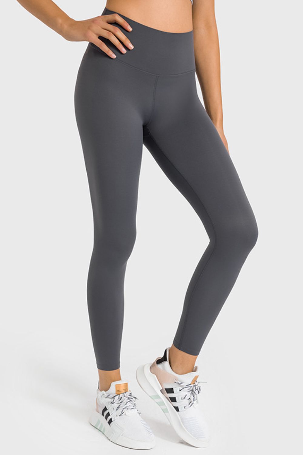 High Waist Ankle - Length Yoga Leggings - Mervyns