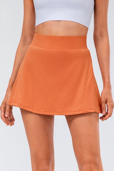 High Waist Pleated Active Skirt - Mervyns