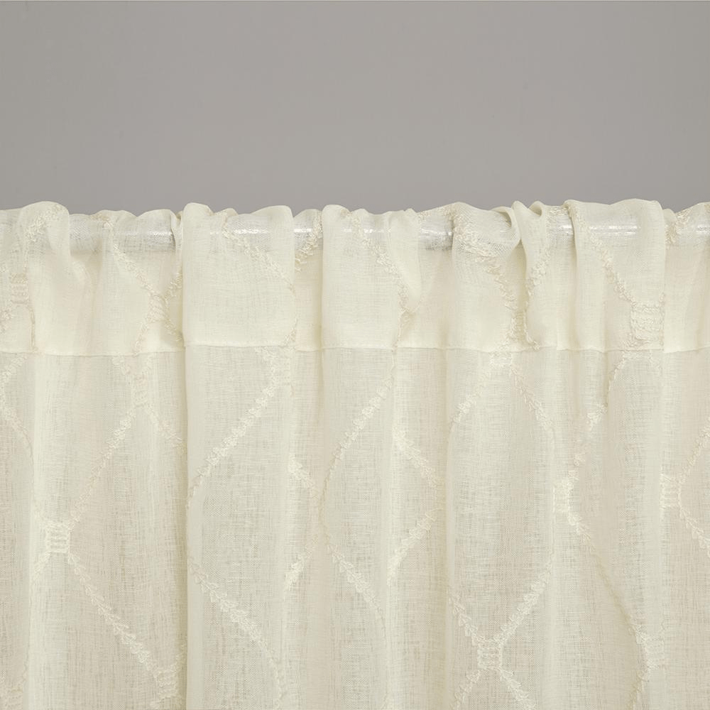 Irina Diamond Sheer Window Curtain - Mervyns