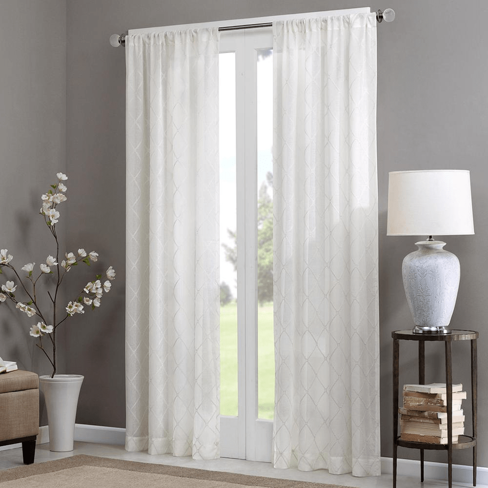 Irina Diamond Sheer Window Curtain - Mervyns