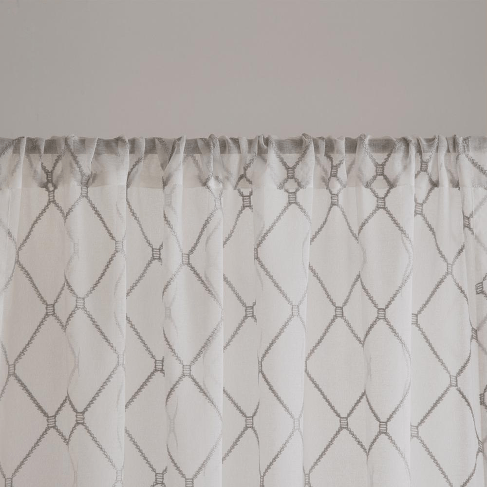 Irina Diamond Sheer Window Curtain - Mervyns