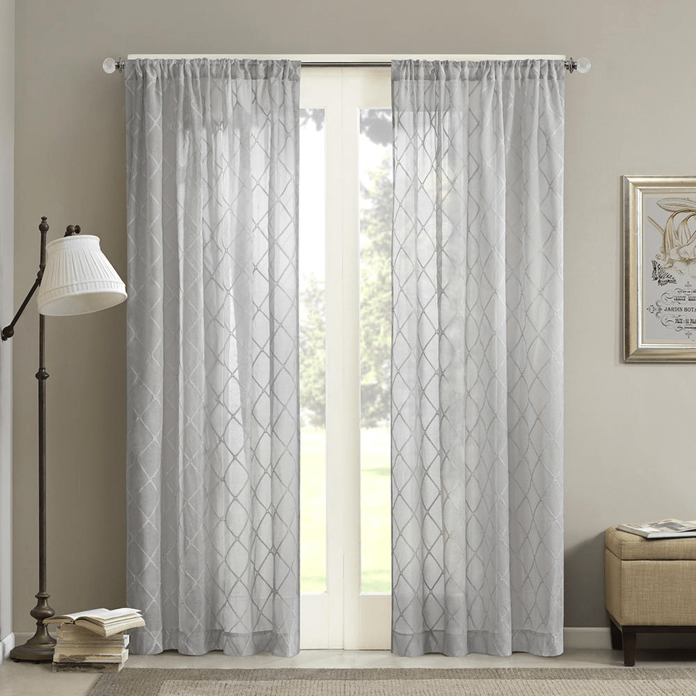 Irina Diamond Sheer Window Curtain - Mervyns