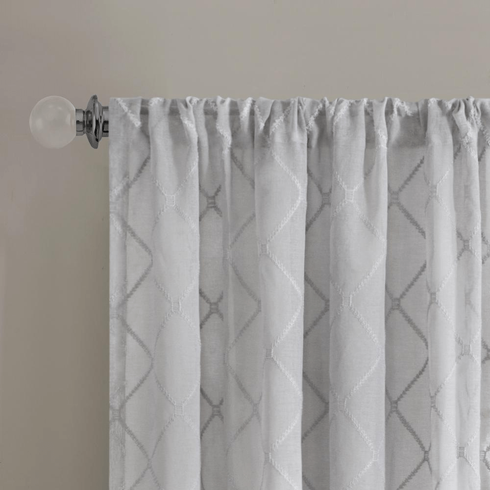 Irina Diamond Sheer Window Curtain - Mervyns