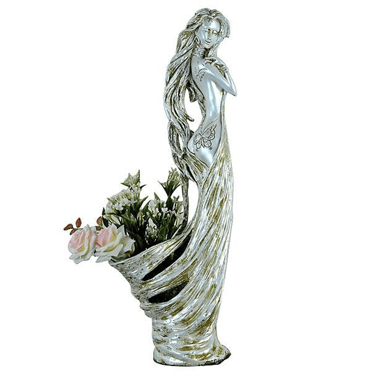 Ivory Lady Vase - Mervyns