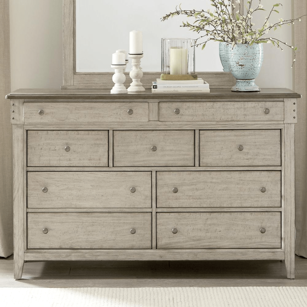 Ivy Hollow Dresser & Mirror - Mervyns