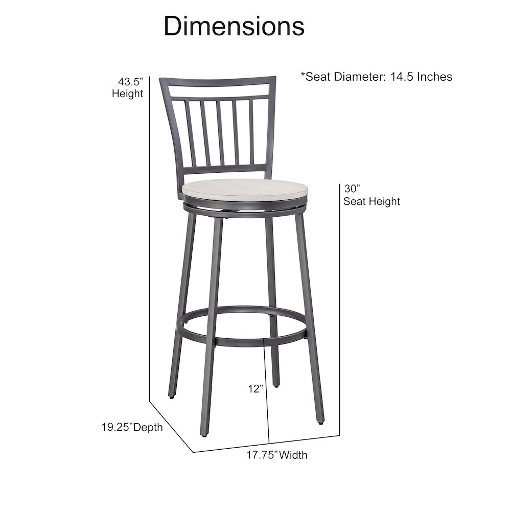 Jacey Bar Stool - Mervyns