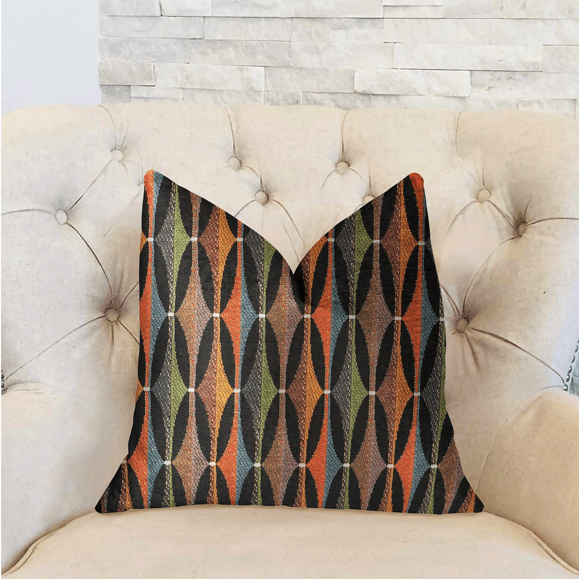 Jazzy Crystal Multicolor Luxury Throw Pillow - Mervyns