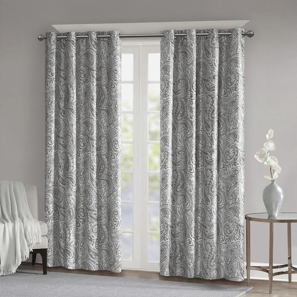 Jenelle Paisley Printed Total Blackout Window Panel - Mervyns