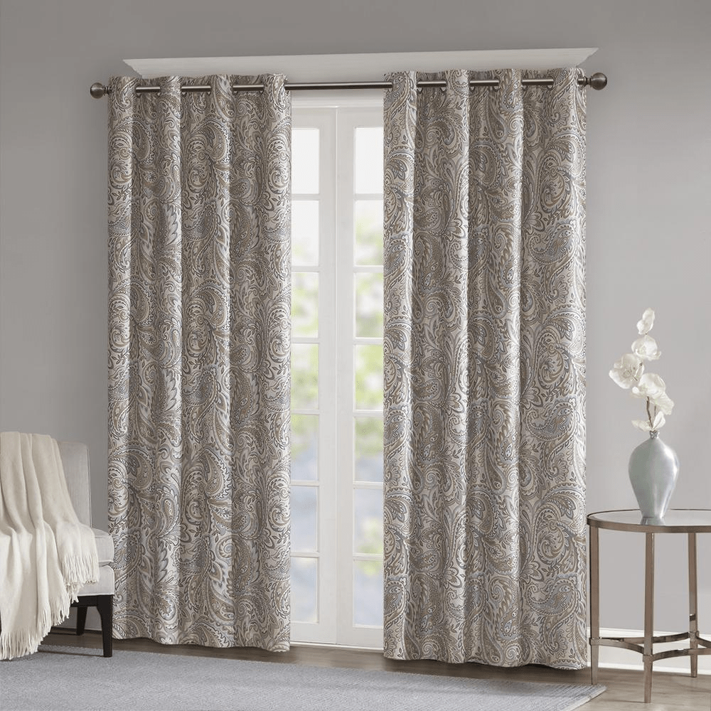 Jenelle Paisley Printed Total Blackout Window Panel - Mervyns