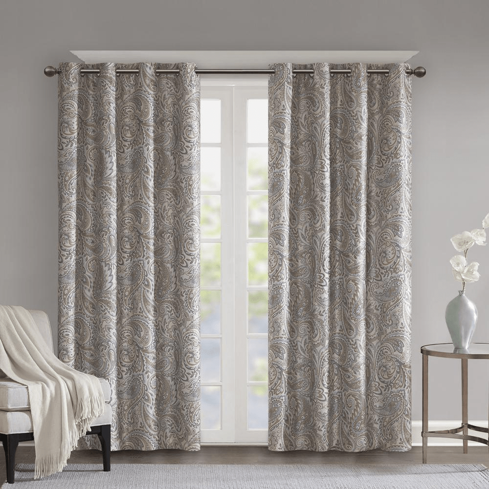 Jenelle Paisley Printed Total Blackout Window Panel - Mervyns