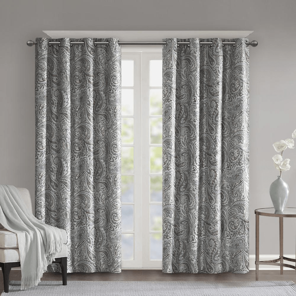 Jenelle Paisley Printed Total Blackout Window Panel - Mervyns