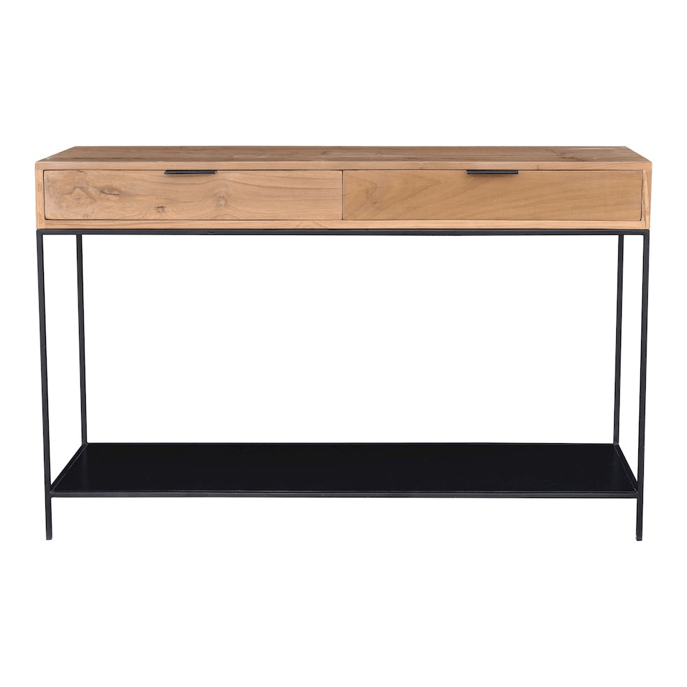 Joliet Console Table Natural - Mervyns