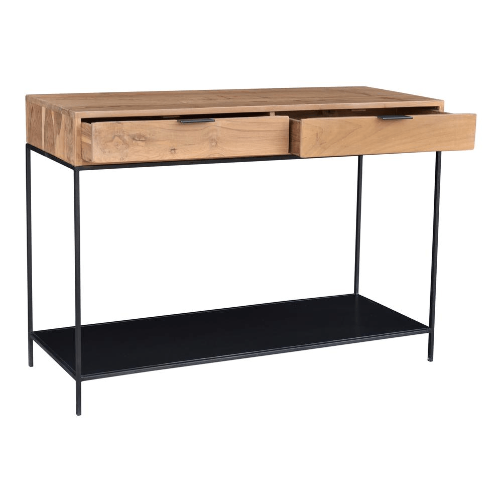 Joliet Console Table Natural - Mervyns