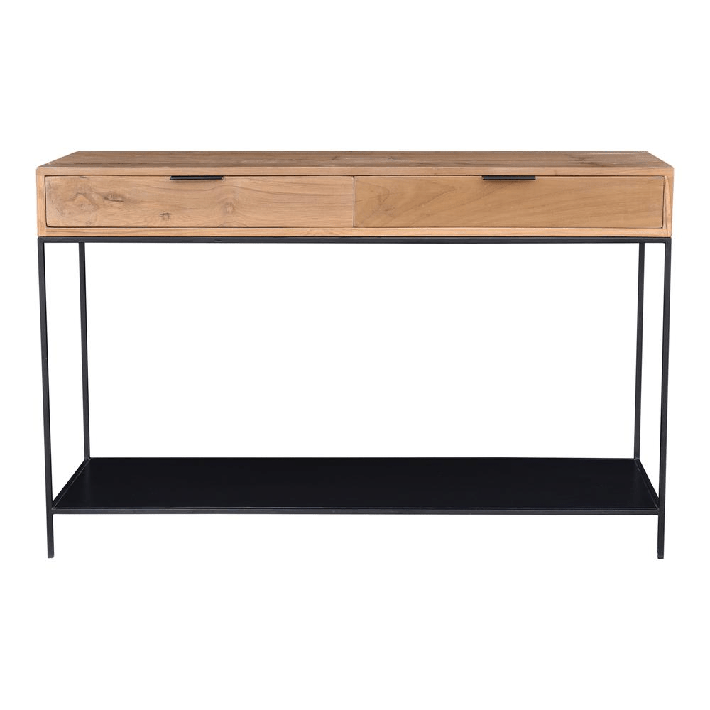 Joliet Console Table Natural - Mervyns