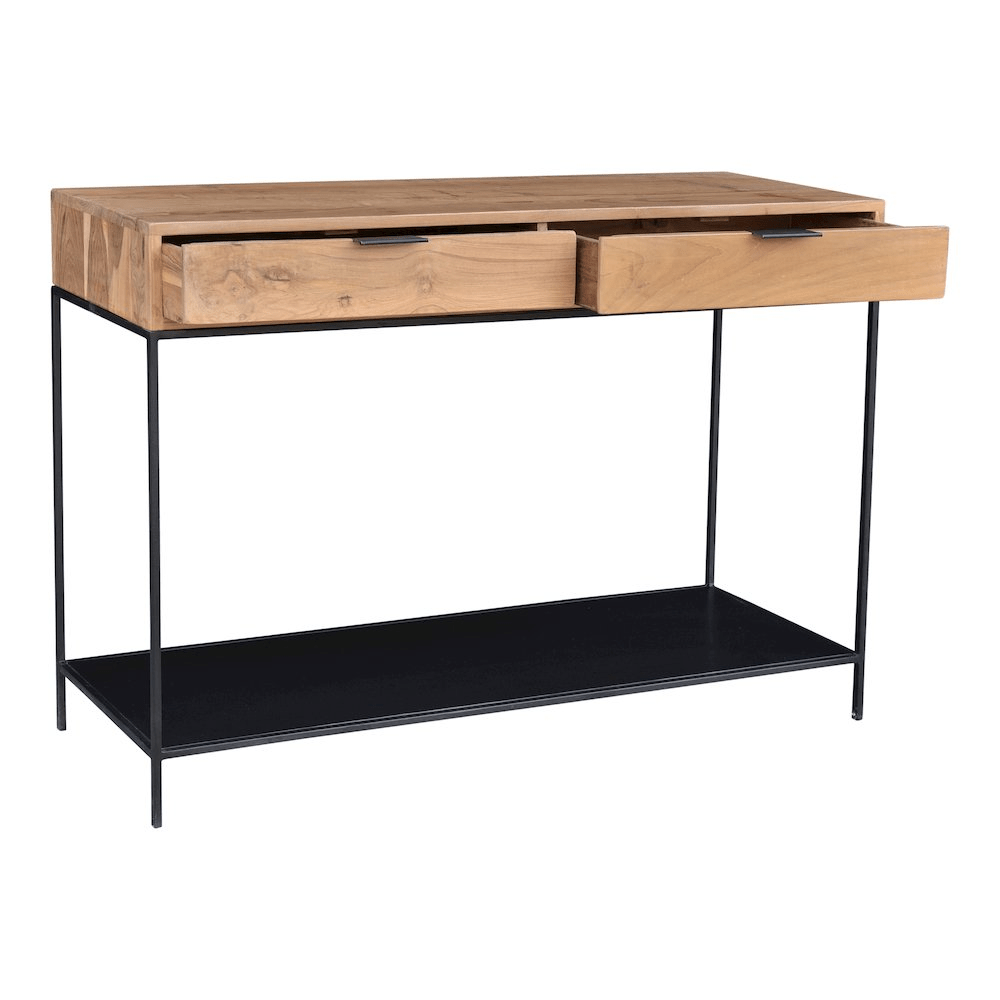 Joliet Console Table Natural - Mervyns