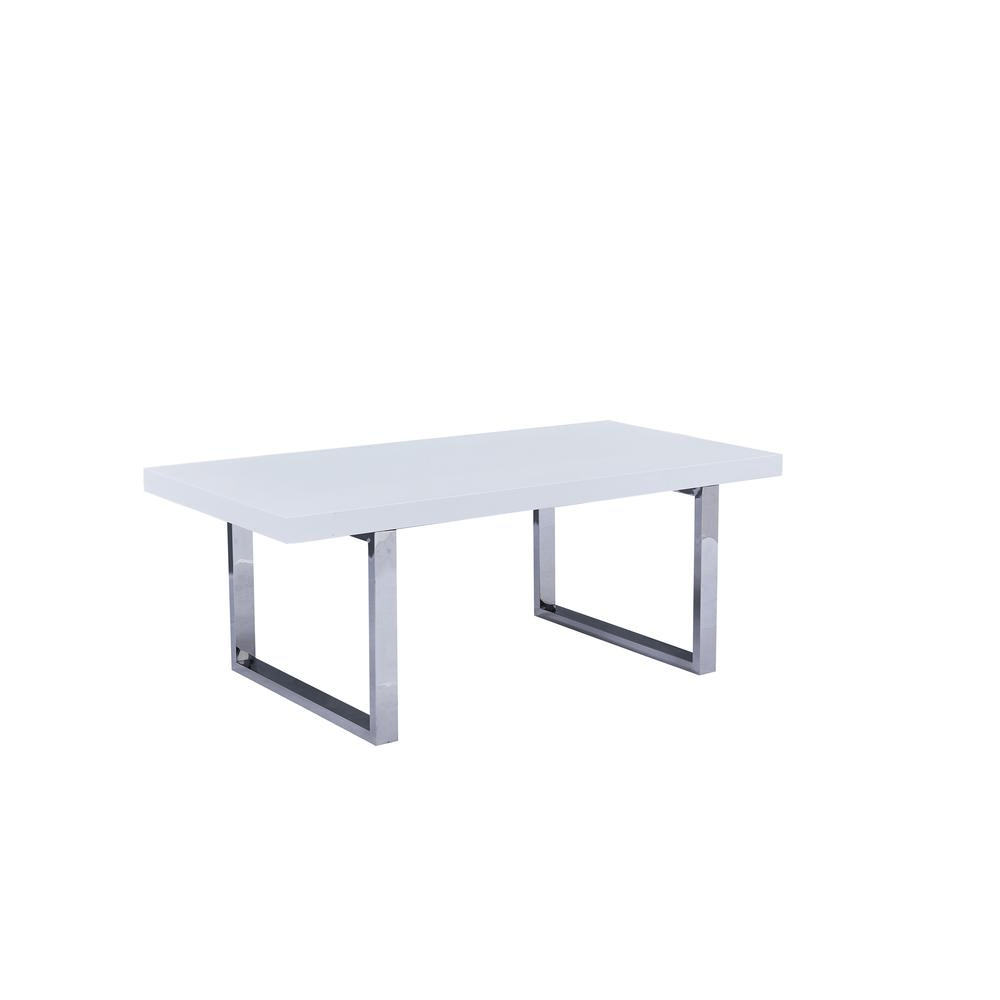 Judoc 79" White Lacquer Rectangular Dining Table - Mervyns