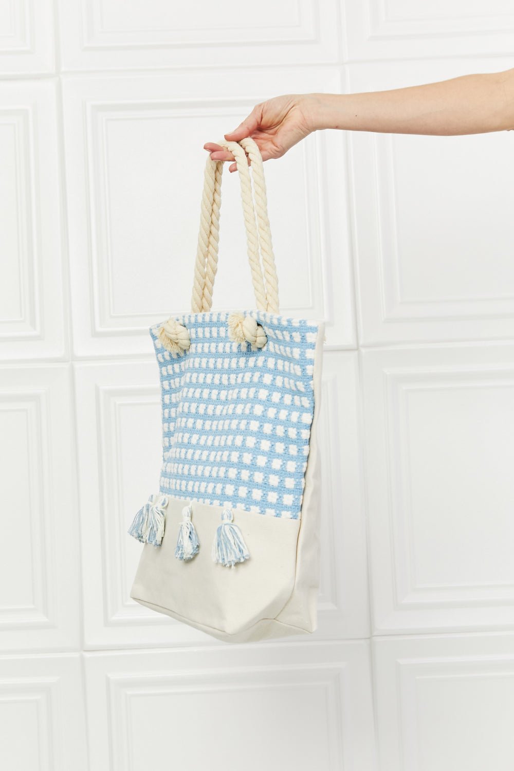 Justin Taylor Picnic Date Tassle Tote Bag - Mervyns