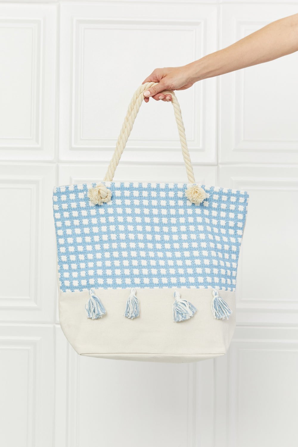 Justin Taylor Picnic Date Tassle Tote Bag - Mervyns