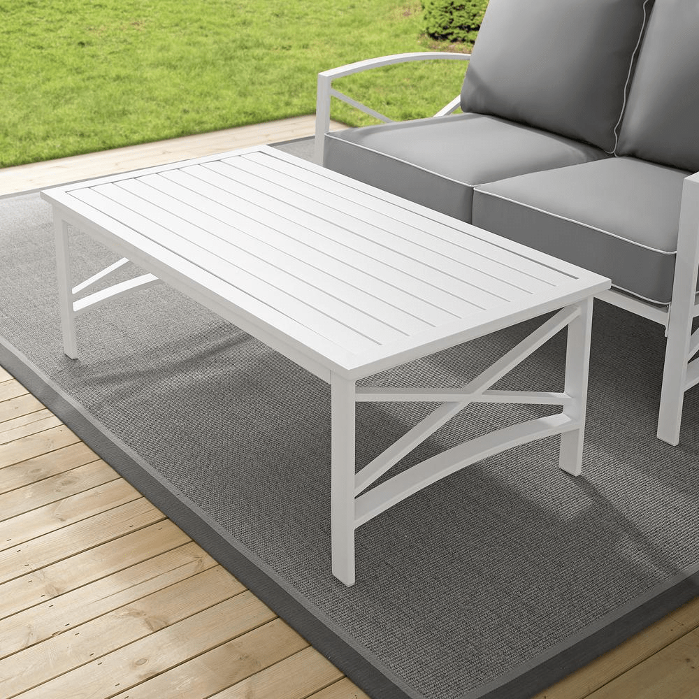 Kaplan Coffee Table White - Mervyns