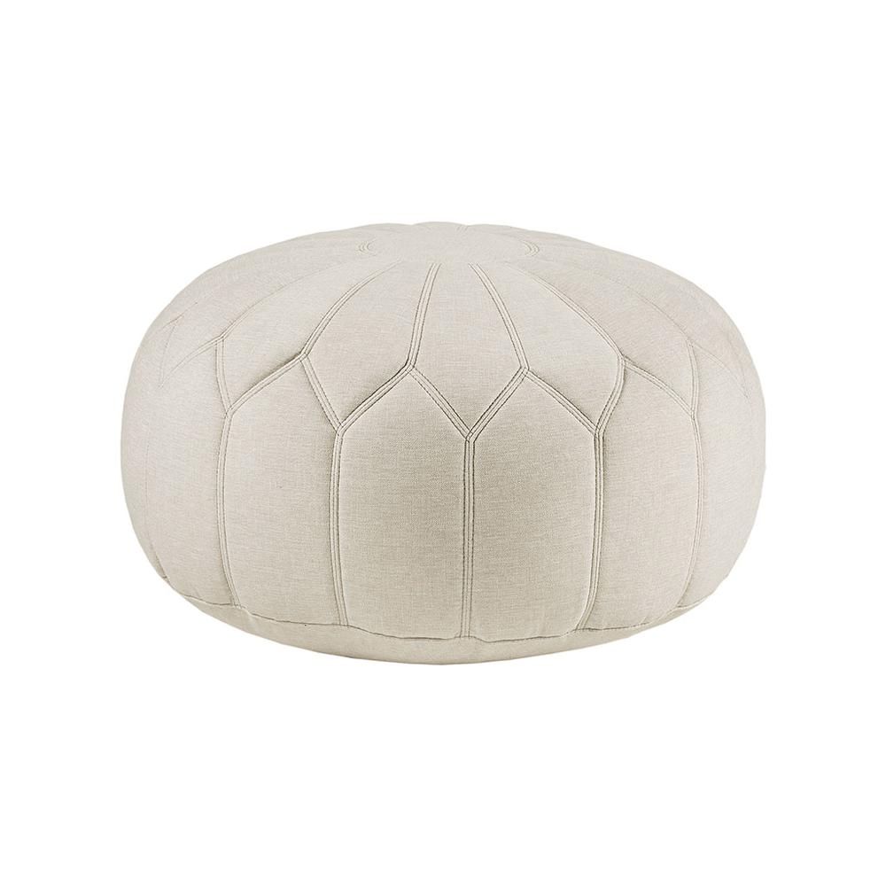 Kelsey Round Pouf Ottoman,FPF18 - 0090 - Mervyns