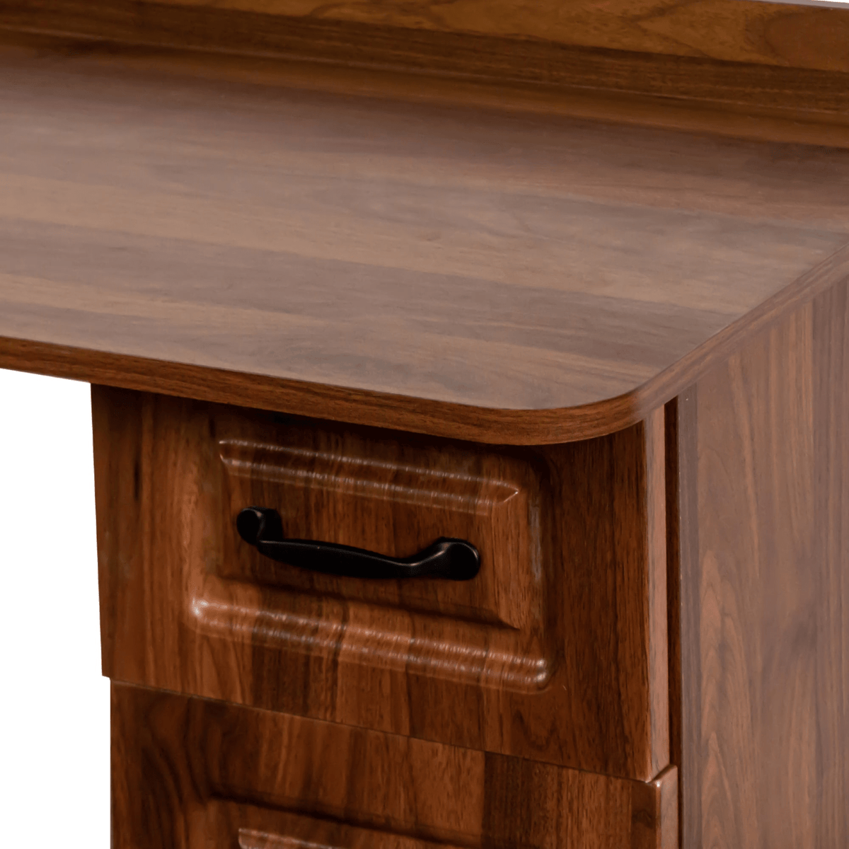 L-Shaped Corner Computer Desk for Home Office or Study desk, Study Modern Style Table with Drawers, Bookshelf & Hutch, 2-in-1 L-Shaped Design, Large Working Space - Mervyns