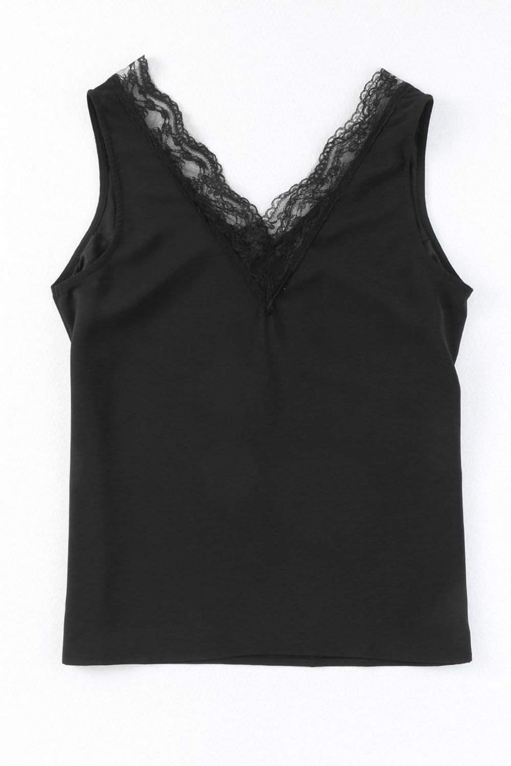 Lace Detail V - Neck Tank - Mervyns