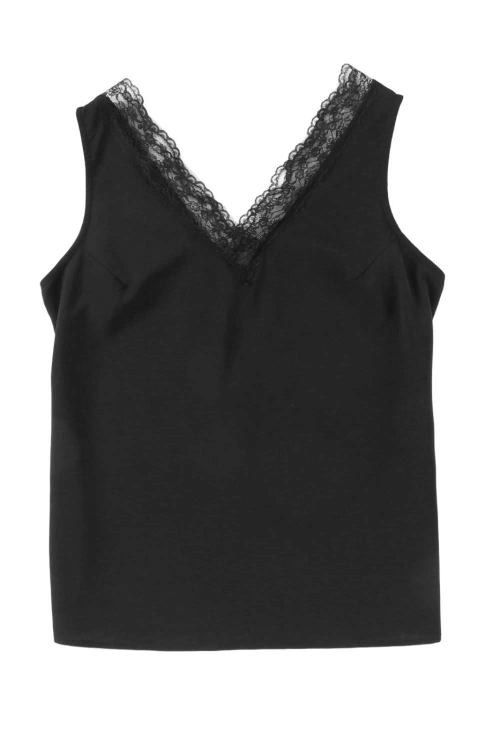 Lace Detail V - Neck Tank - Mervyns