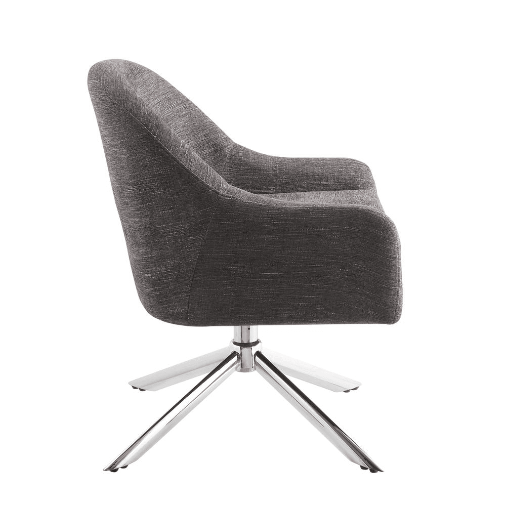 Lachlan Granite Swivel Accent Chair - Mervyns