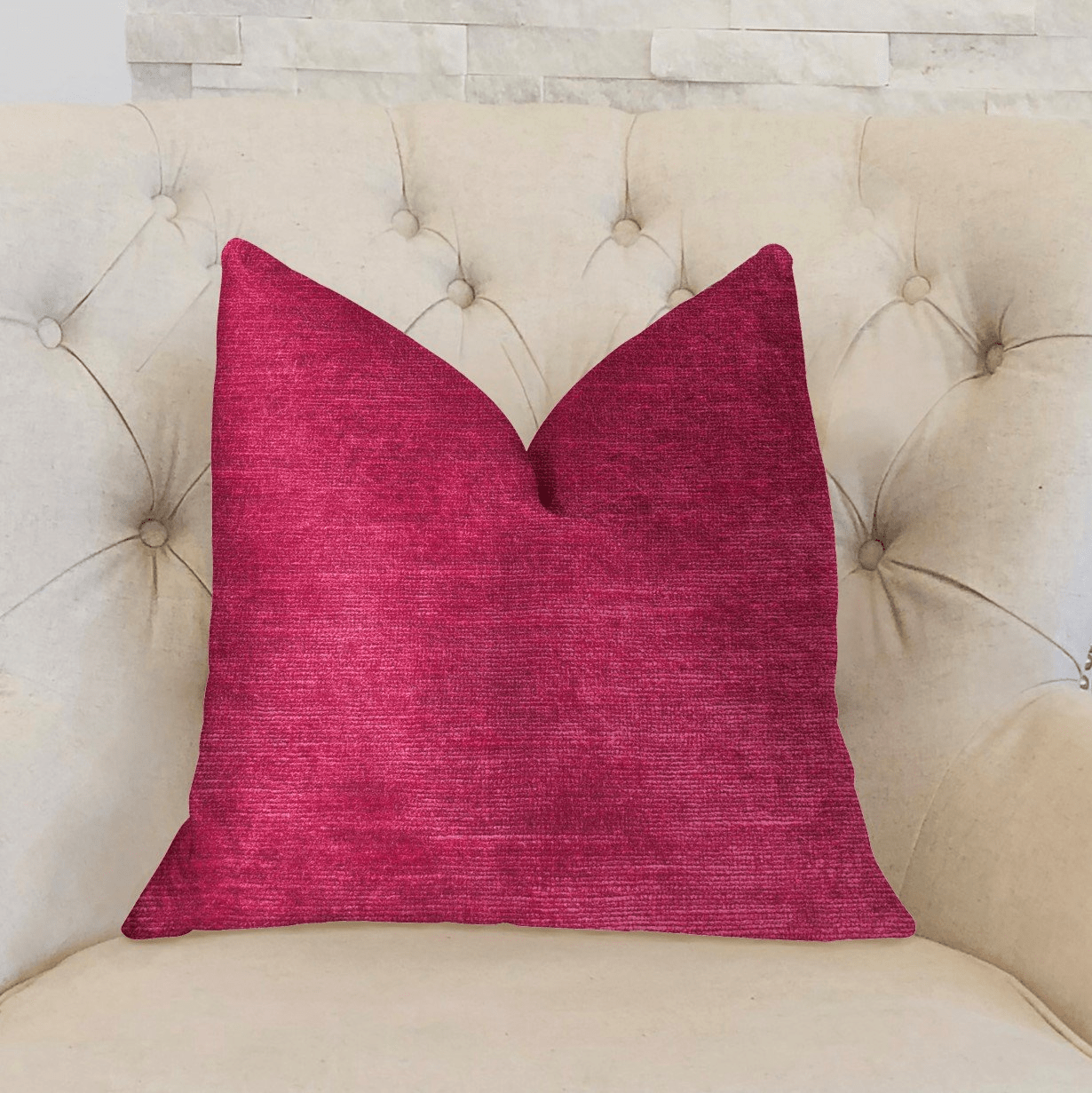 Lady Fuschia Pink Luxury Throw Pillow - Mervyns