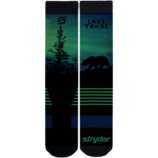 Lake Tahoe Northern Lights Bear Socks - Mervyns