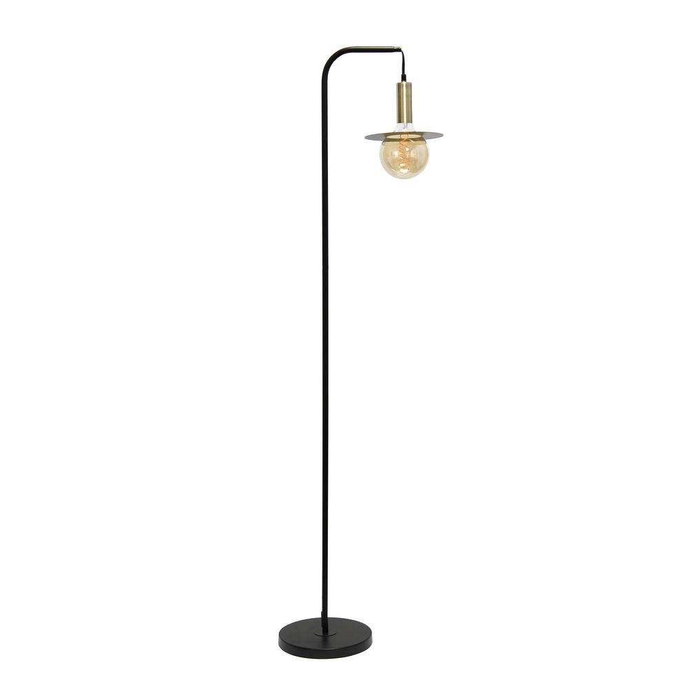 Lalia Home Oslo Floor Lamp, Black - Mervyns