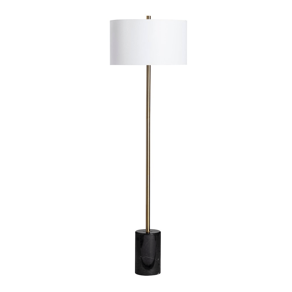 Lana 60" Metal and Marble Floor Lamp - Mervyns