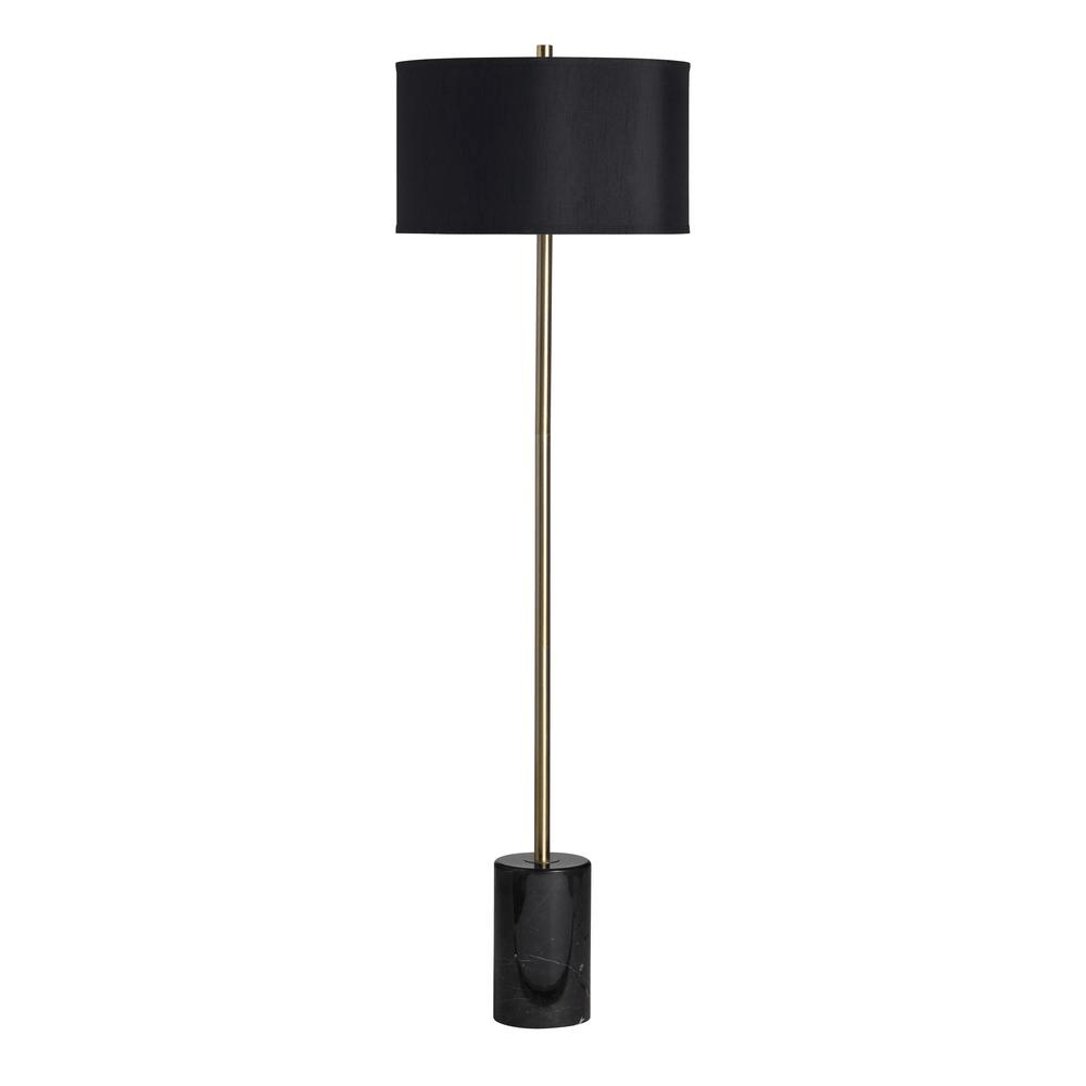 Lana 60" Metal and Marble Floor Lamp - Mervyns