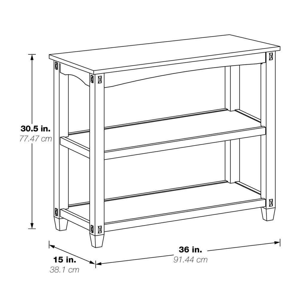 Lane Console Table, Slate Grey - Mervyns