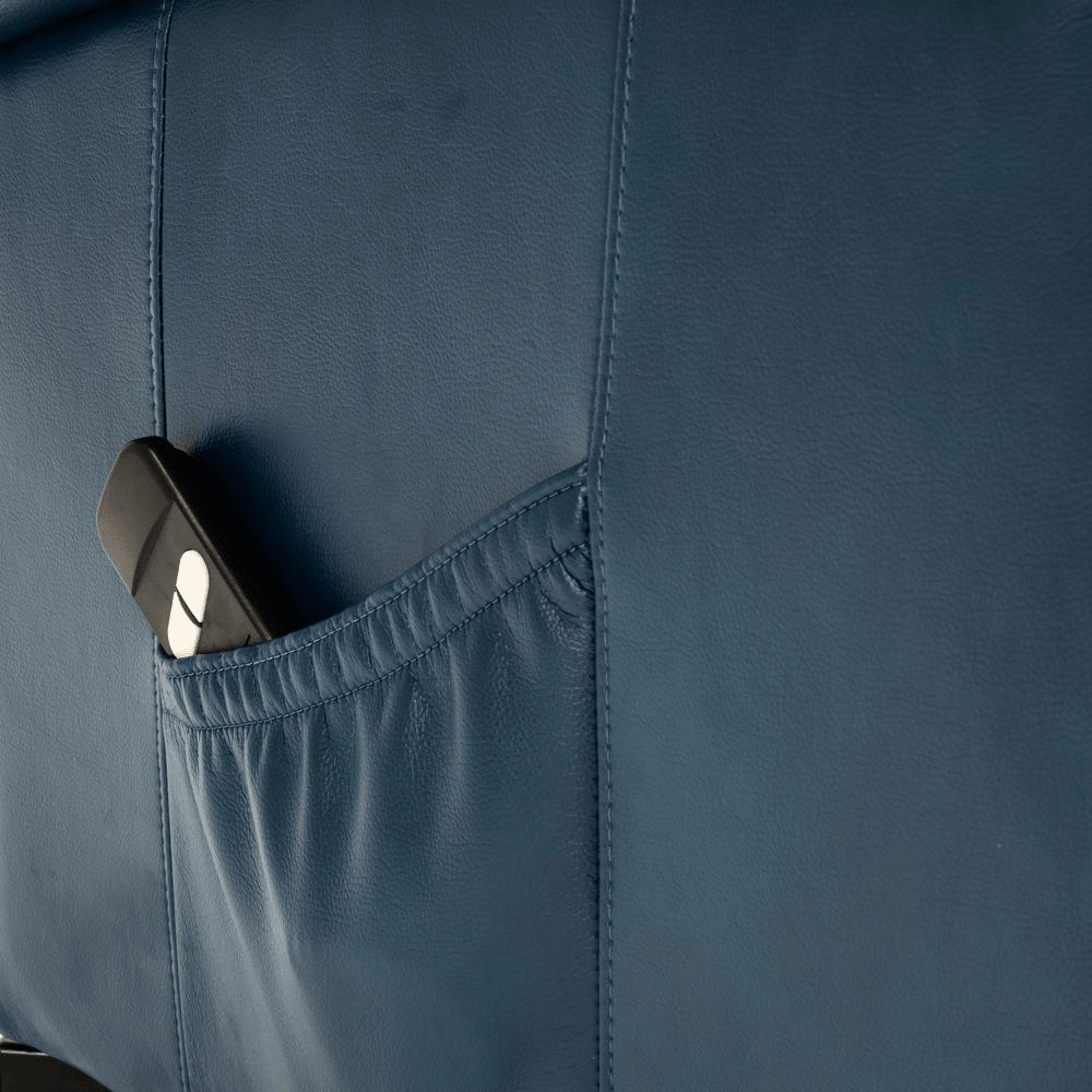 Lehman Navy Blue Traditional Lift Chair - Mervyns