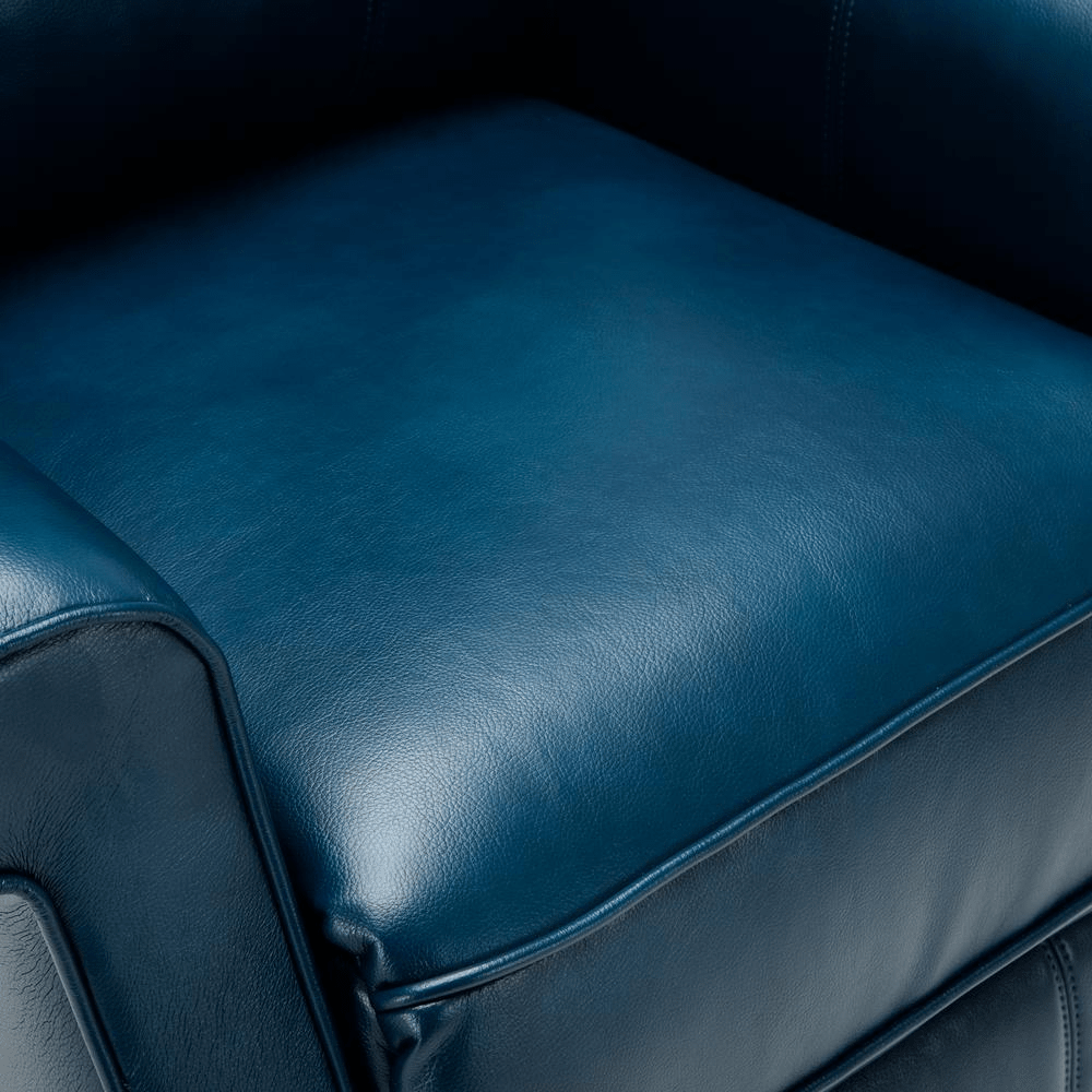 Lehman Navy Blue Traditional Lift Chair - Mervyns