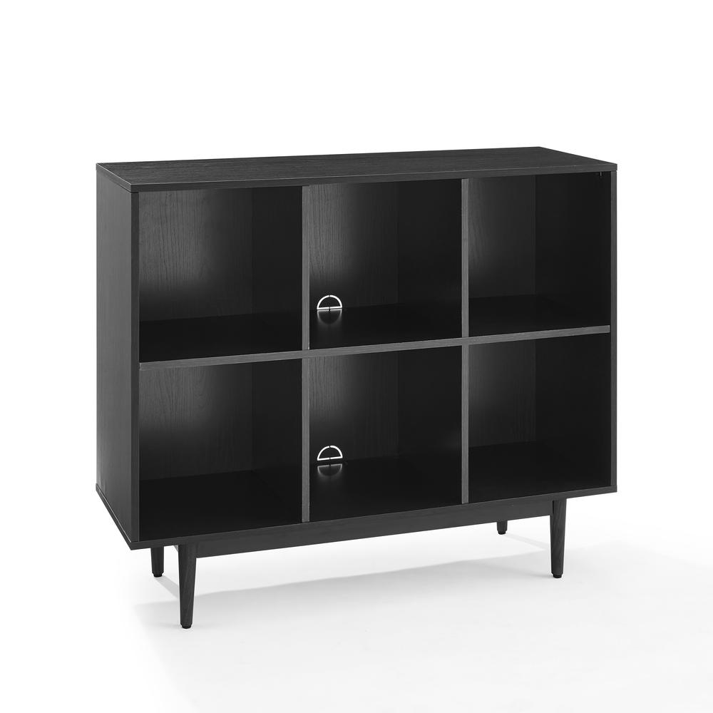 Liam 6 Cube Bookcase Black - Mervyns