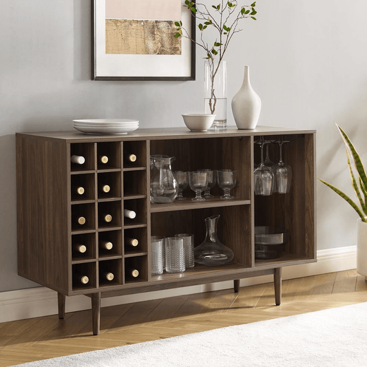 Liam Wine Storage Sideboard Walnut - Mervyns