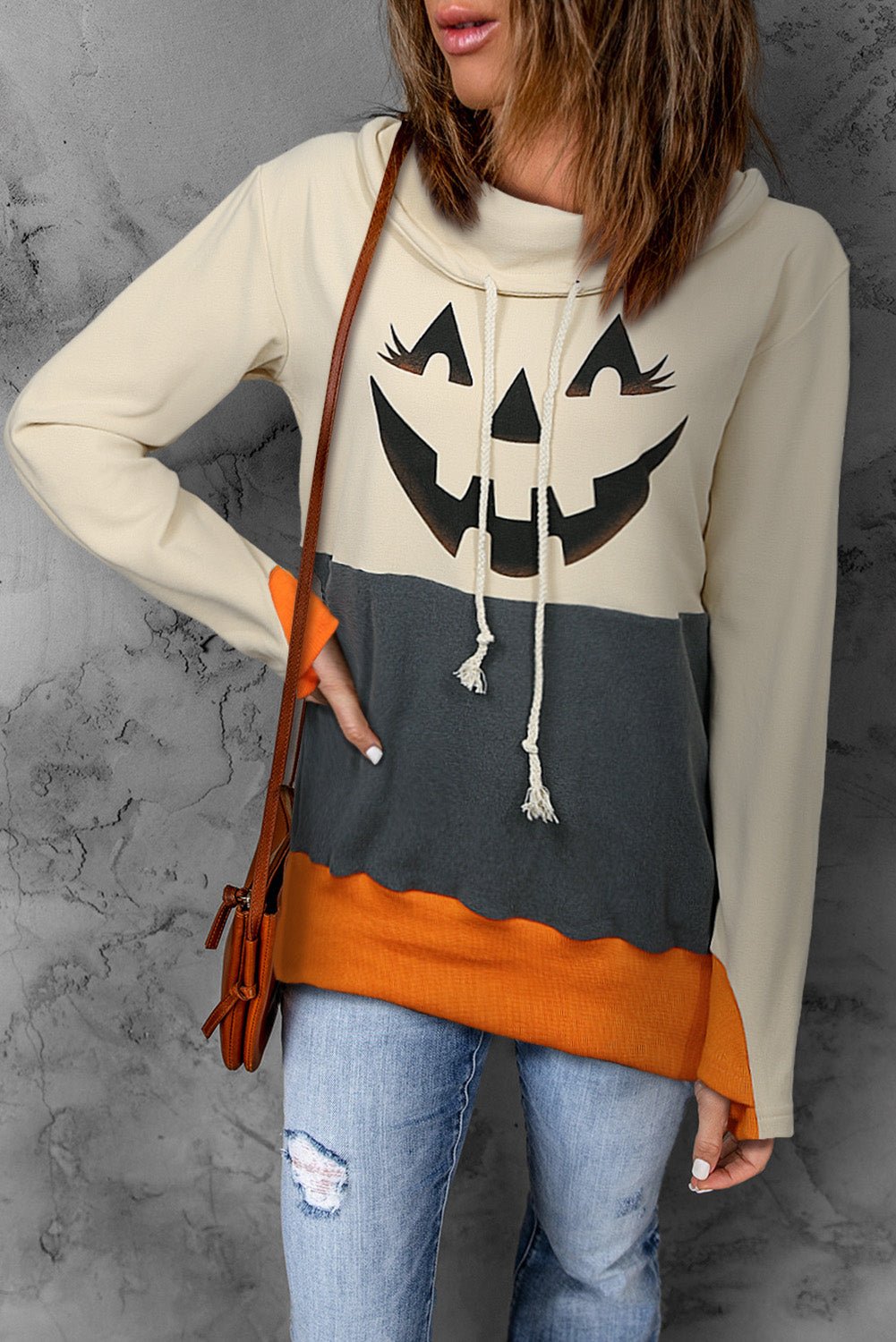 Long Sleeve Jack - O' - Lantern Graphic Sweatshirt - Mervyns