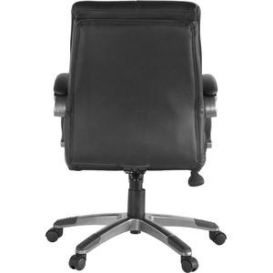 Lorell Managerial Chair - Black Leather Seat - 5 - star Base - Black - 1 Each - Mervyns