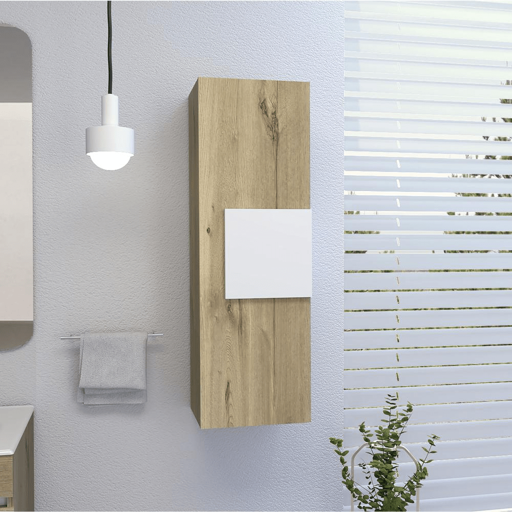 Magna Medicine Cabinet - Light Oak/White - Mervyns