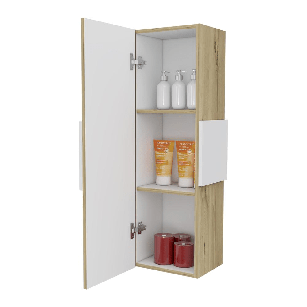 Magna Medicine Cabinet - Light Oak/White - Mervyns