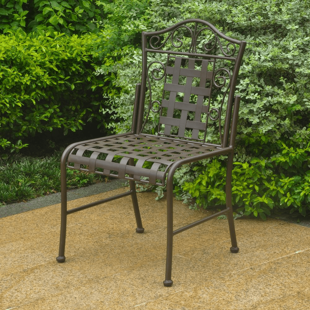 Mandalay Iron Patio Set of 2 Bistro Chairs - Mervyns