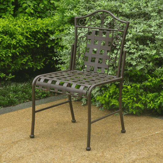 Mandalay Iron Patio Set of 2 Bistro Chairs - Mervyns