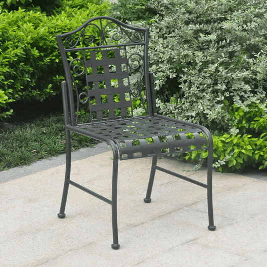 Mandalay Iron Patio Set of 2 Bistro Chairs - Mervyns